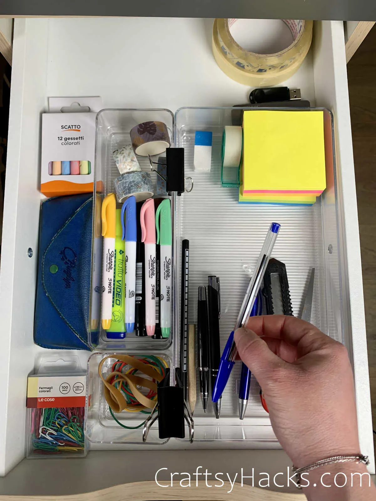 tidy stationary drawer