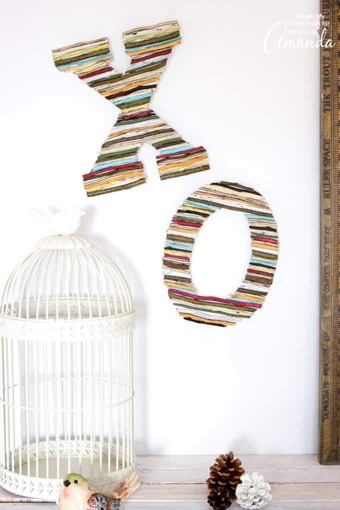 painted twig fall letters