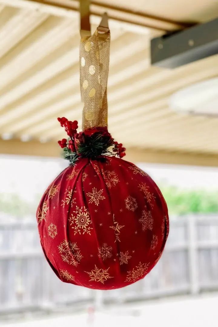 giant Christmas ornaments