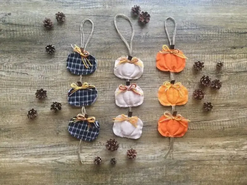 pumpkin door knob hanger