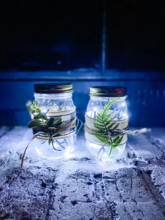 mason jar luminaries