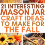 Mason Jar Craft Ideas for fall