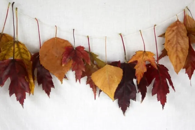 fall leaf garland