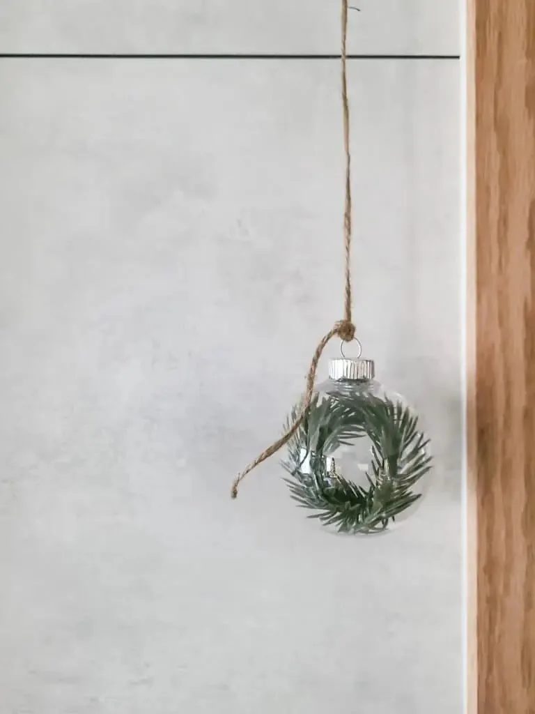 natural Christmas ornaments