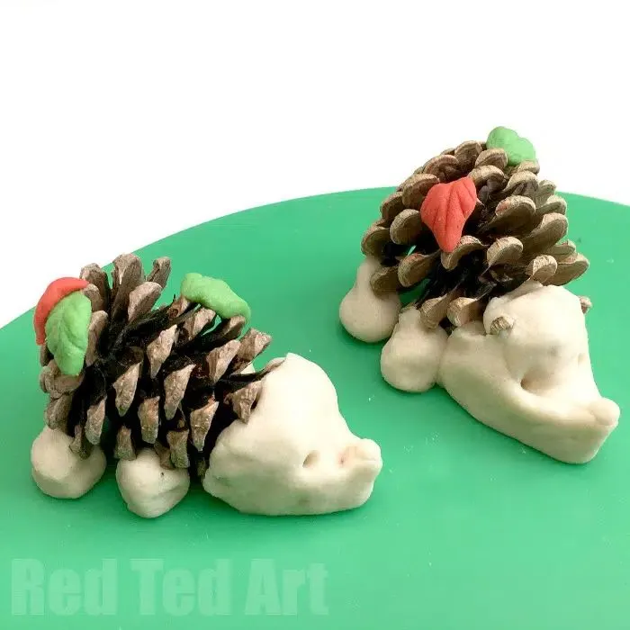 pine cone hedgehog