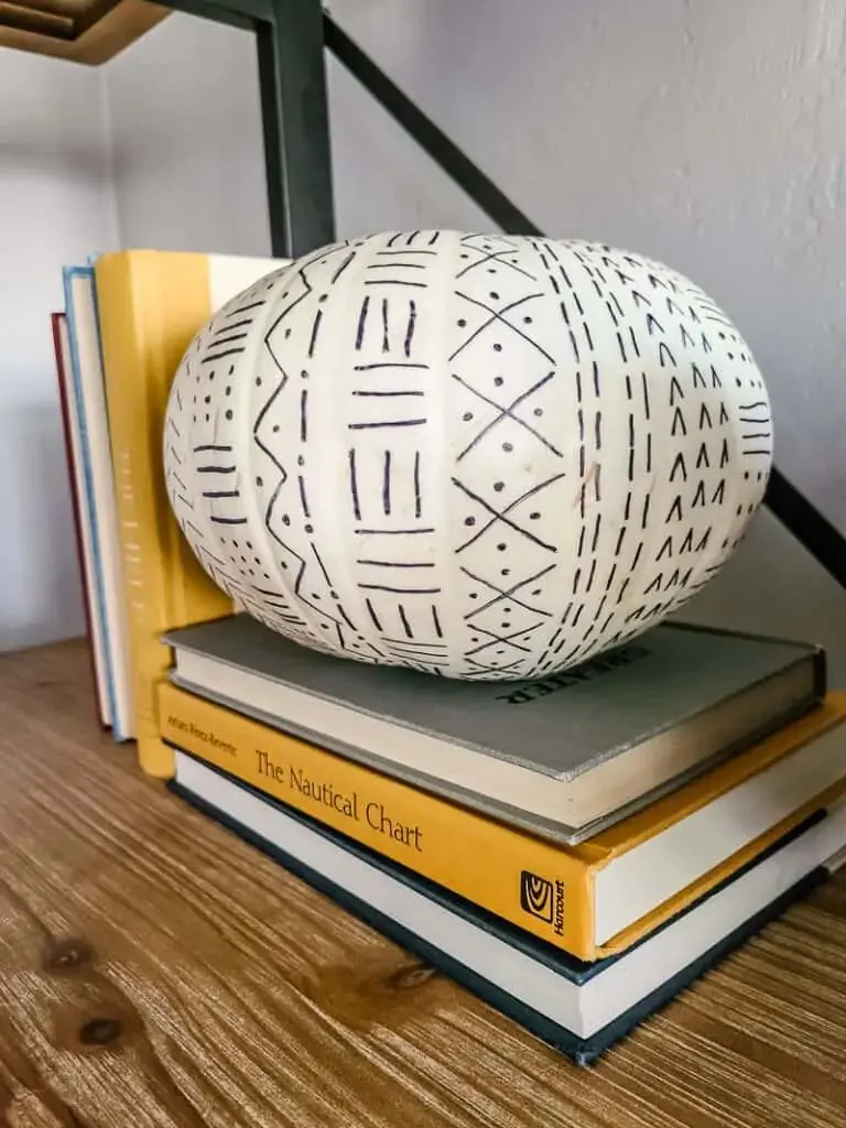 boho gourd decor piece