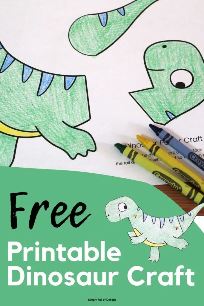 paper dinosaur craft
