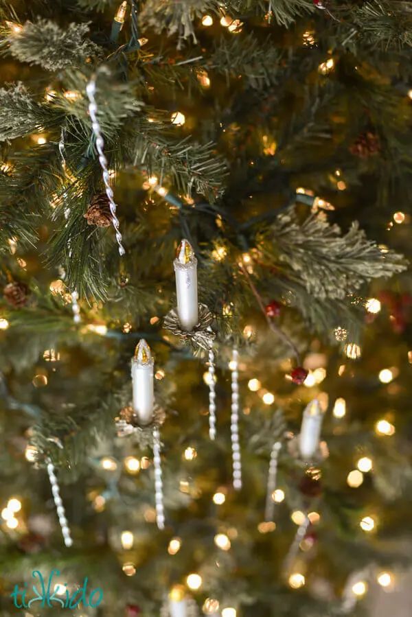 Victorian tinsel ornaments