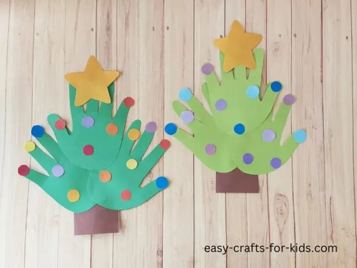 handprint Christmas tree