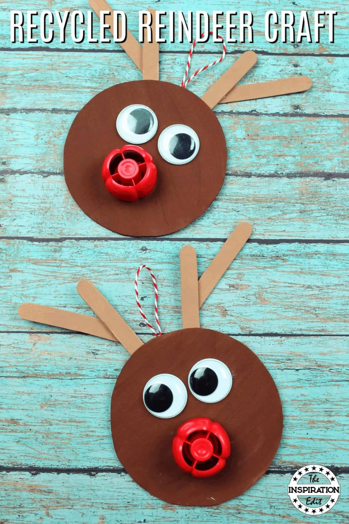 recycled reindeer craft