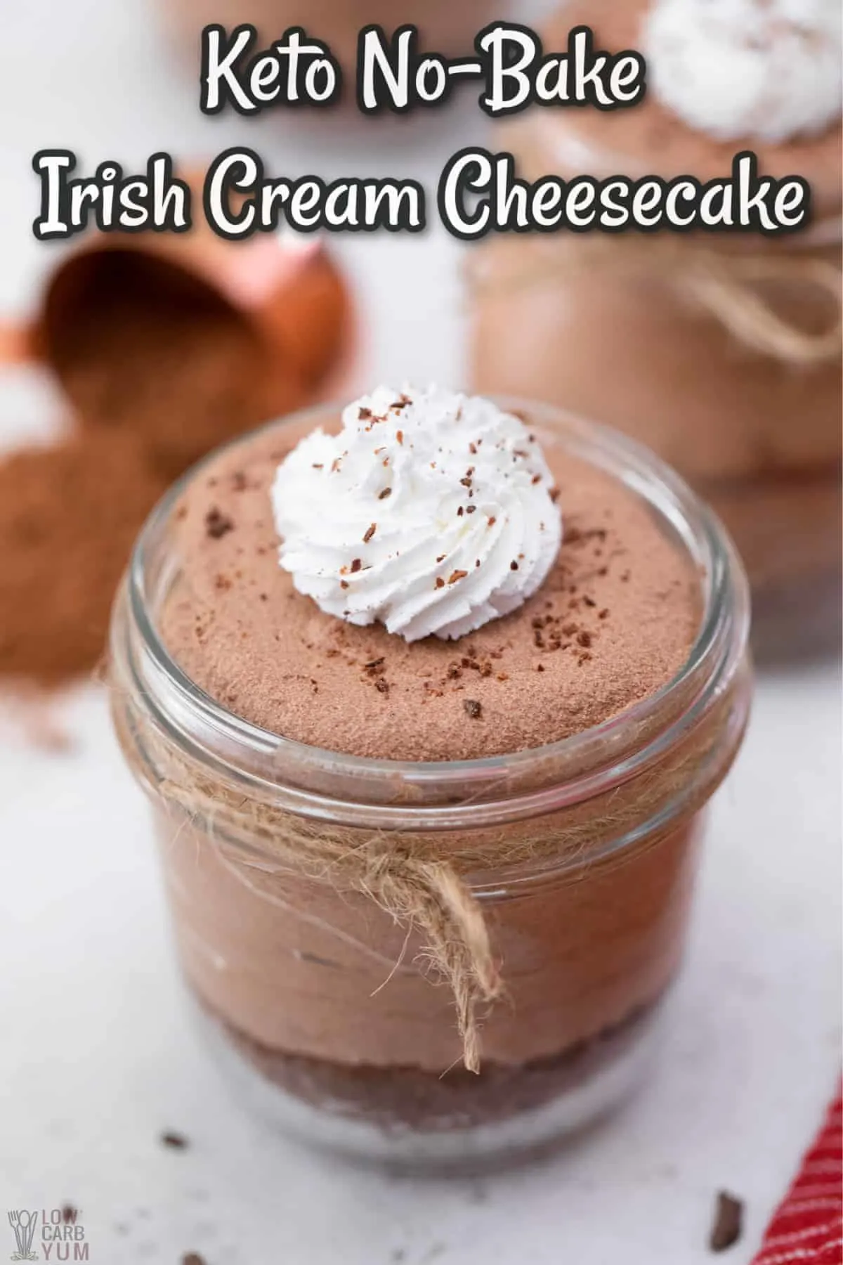 Irish cream cheesecake