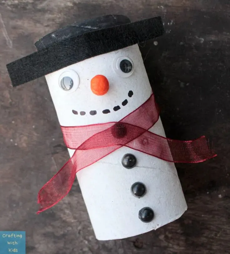 toilet paper snowman