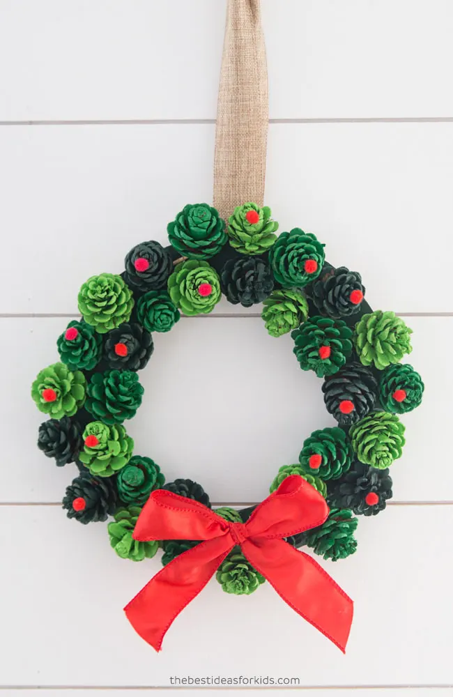 pine cone wreath