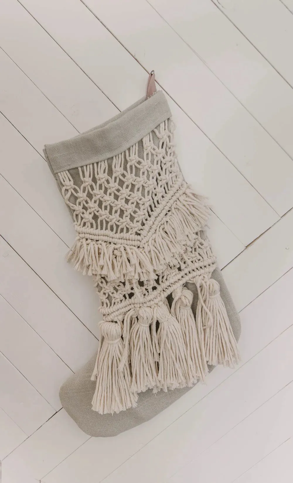 macrame stocking