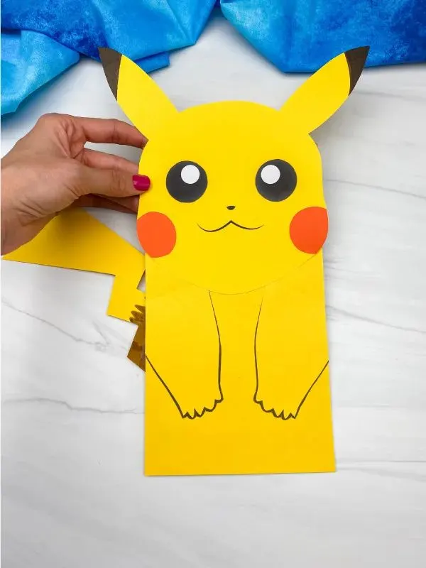 paper bag pikachu