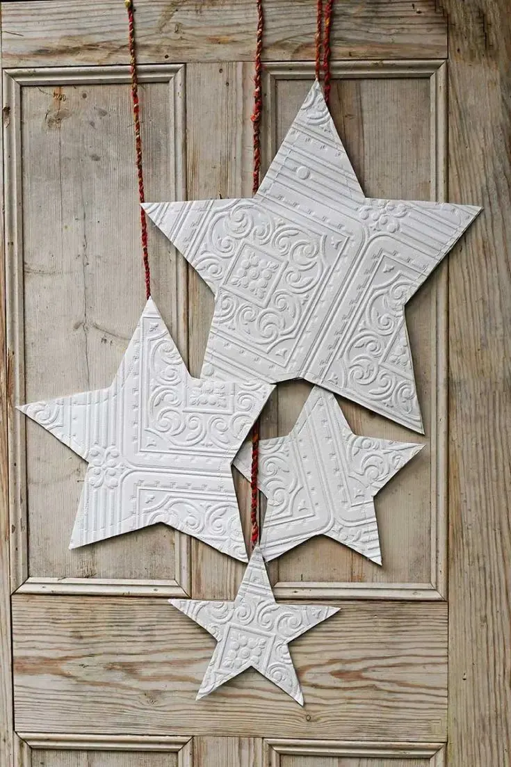 christmas paper stars