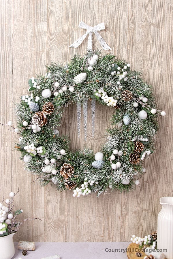 non-Christmas winter wreath