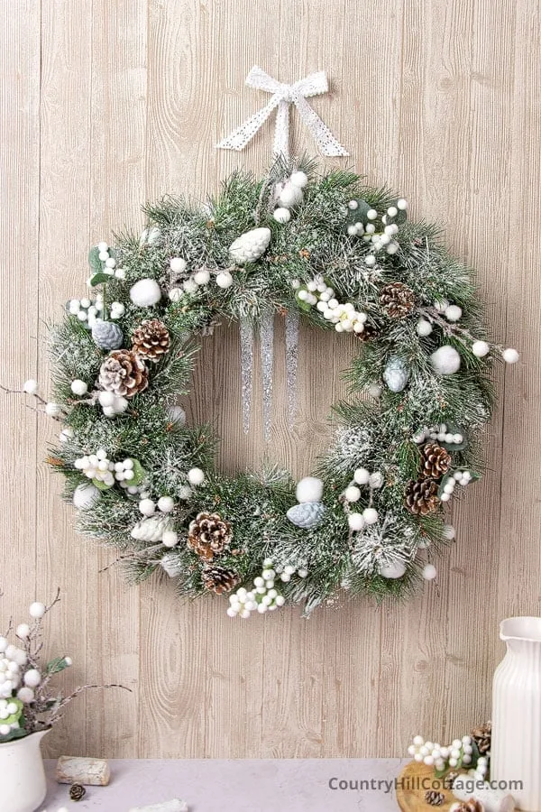 non-Christmas winter wreath