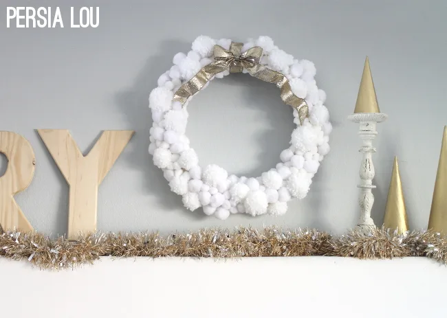 snowball wreath