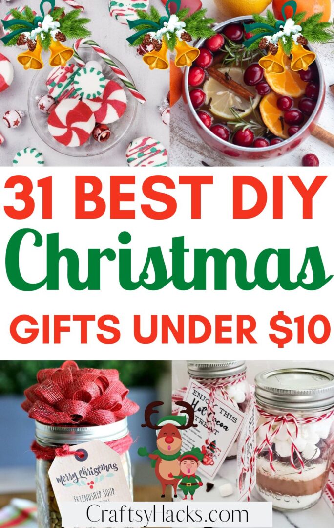 31 Diy Christmas Gifts Under $10 - Craftsy Hacks