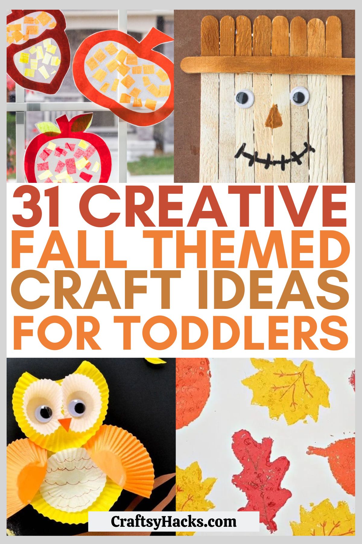 fall crafts for toddlers