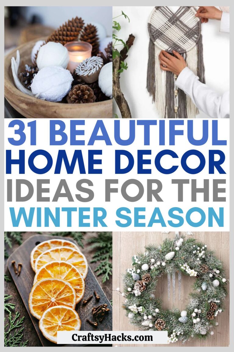 31 Winter Decor Ideas for the Home - Craftsy Hacks