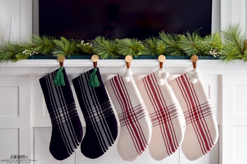 modern christmas stocking