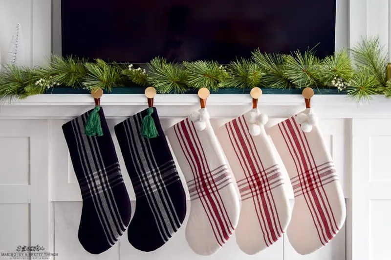 modern christmas stocking