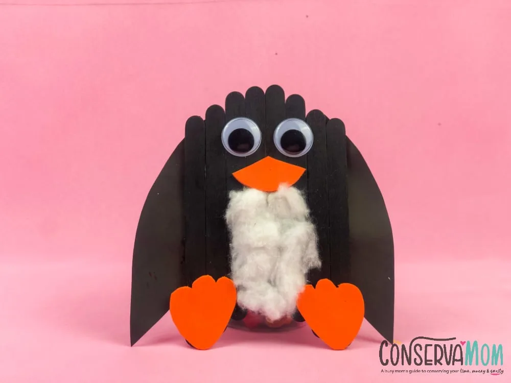 popsicle stick penguin