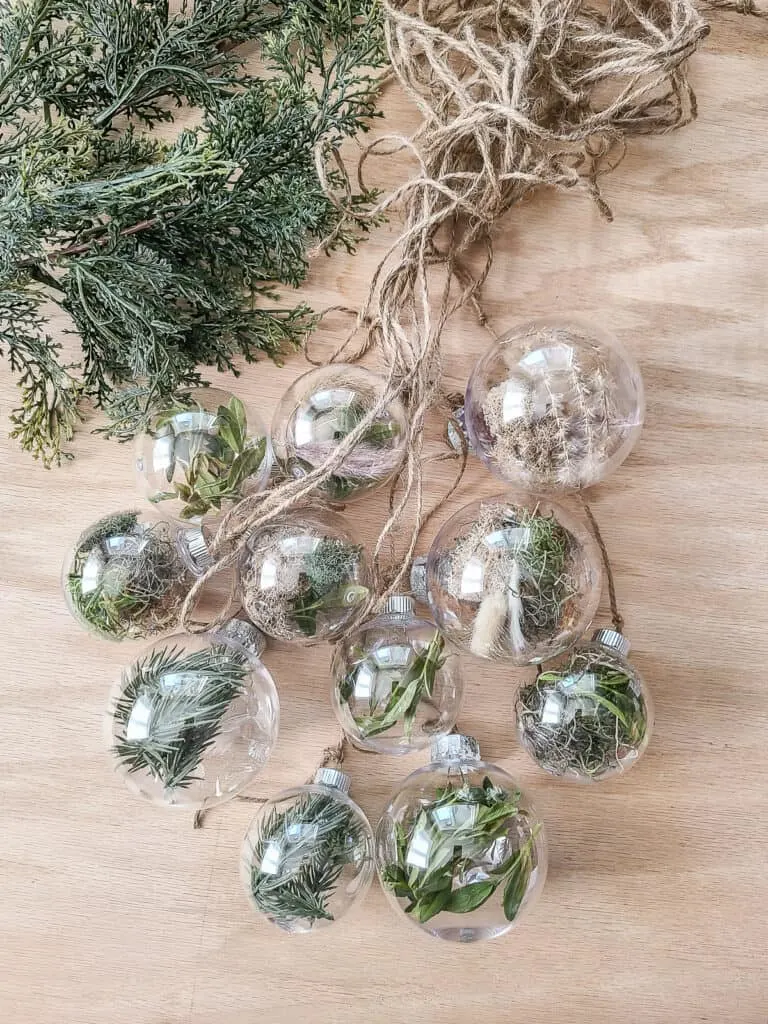 natural christmas ornaments