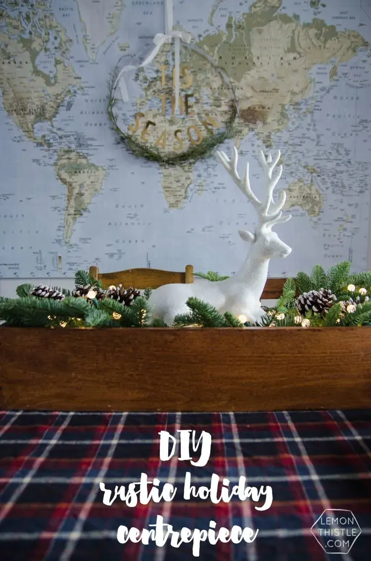 rustic holiday centerpieces