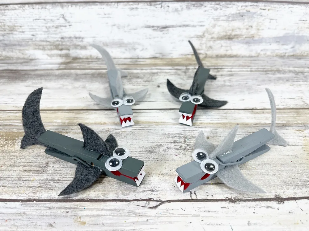 shark clothespin