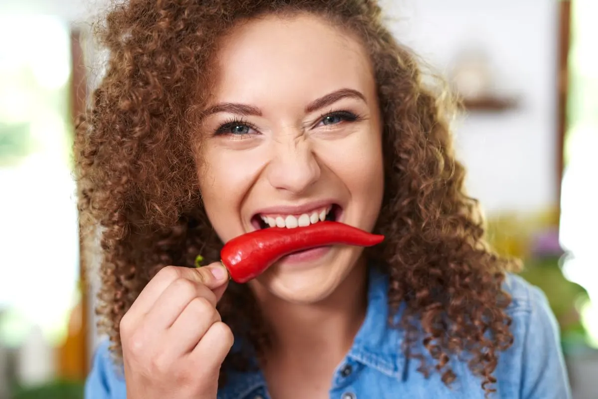 loser eats something spicy