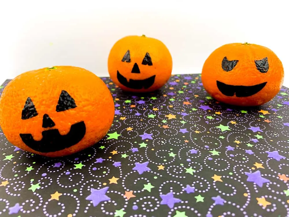 Halloween pumpkin oranges