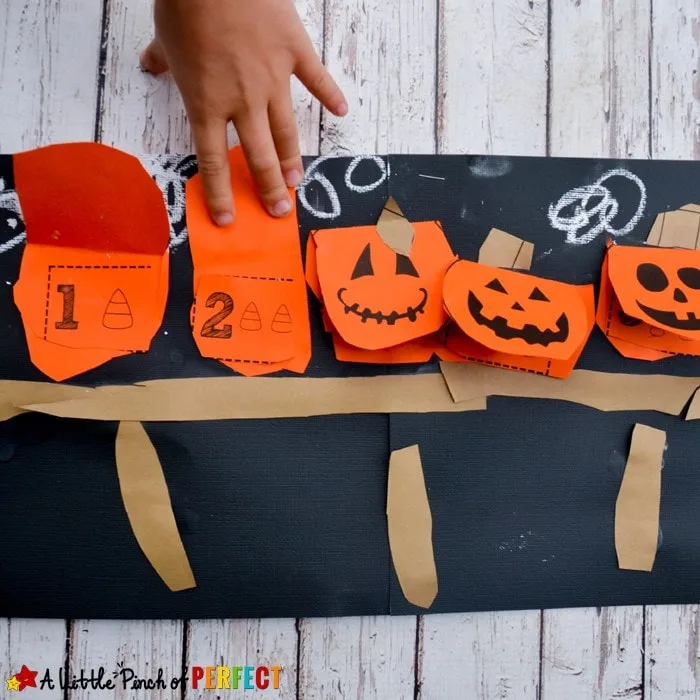 pumpkin flap book