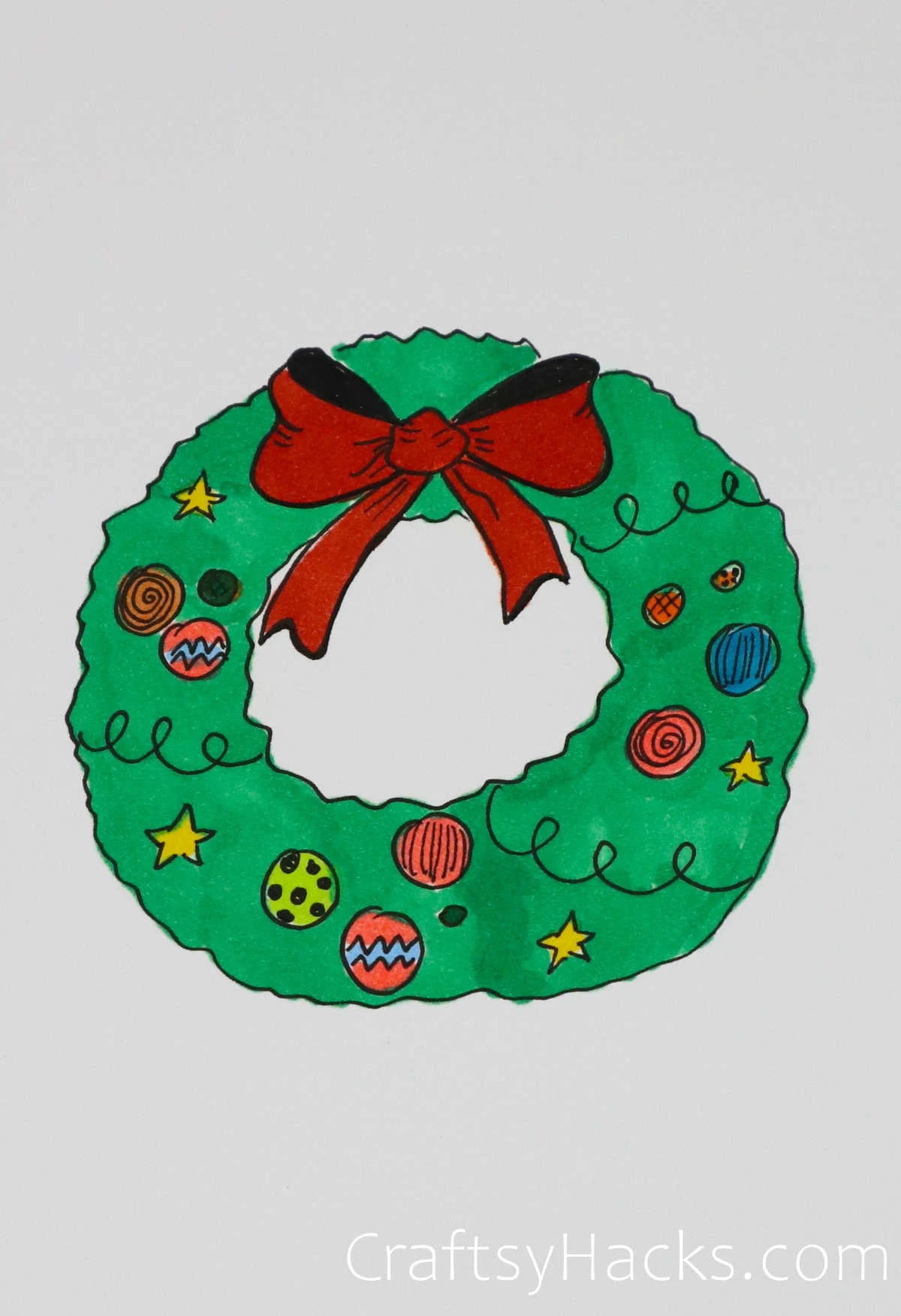 fun and festive wreath