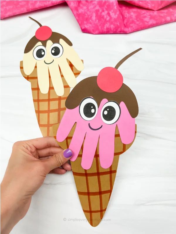 ice cream handprint