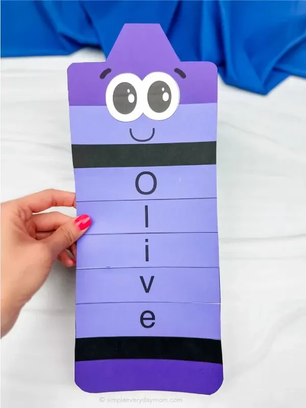 crayon name craft