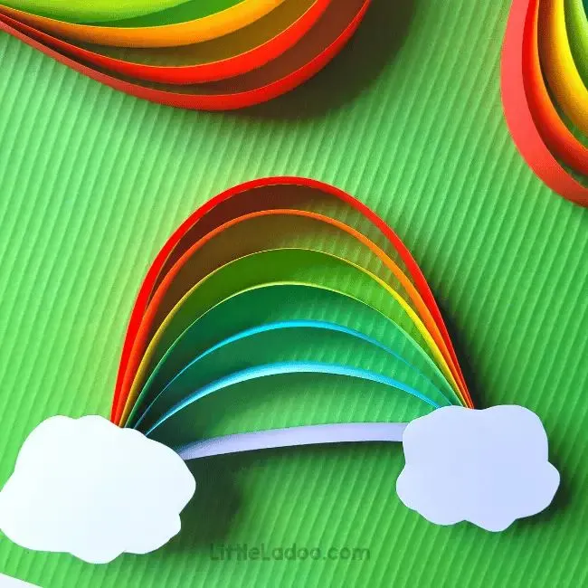 paper strip rainbow