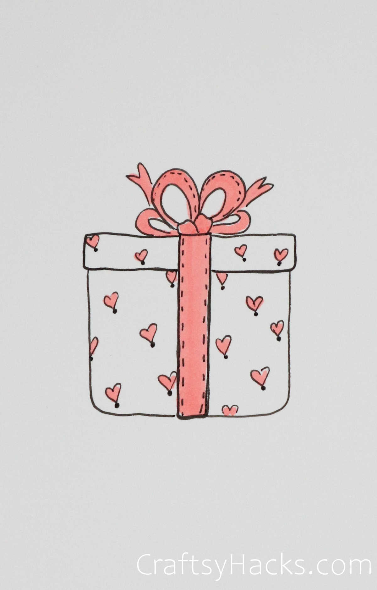 a box of love happy birthday doodle
