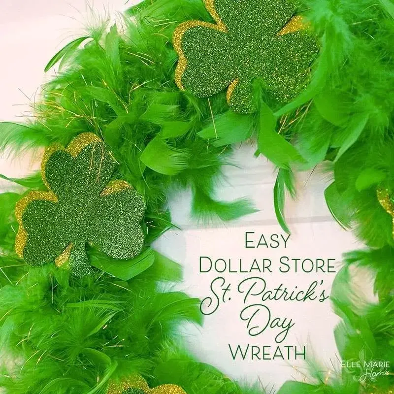 St. Patricks day wreath