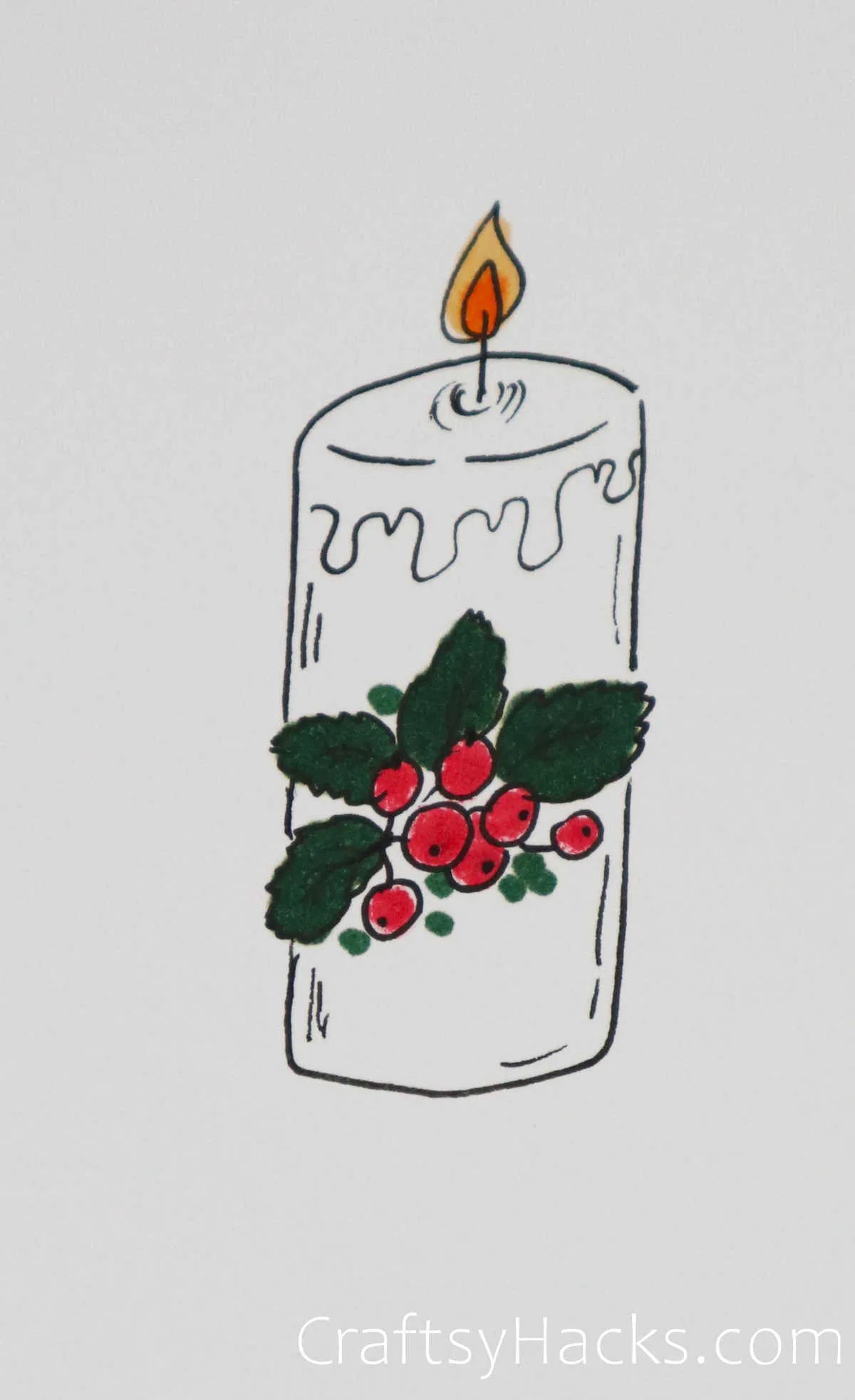 Christmas candle