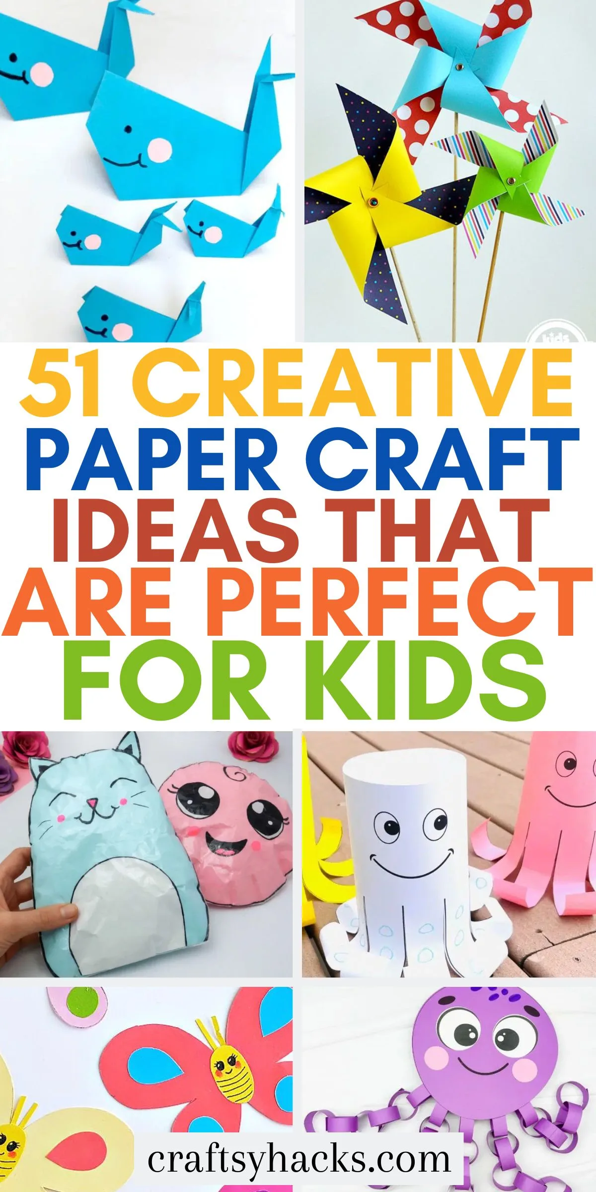 51 Exciting Paper Crafts for Kids - Craftsy Hacks