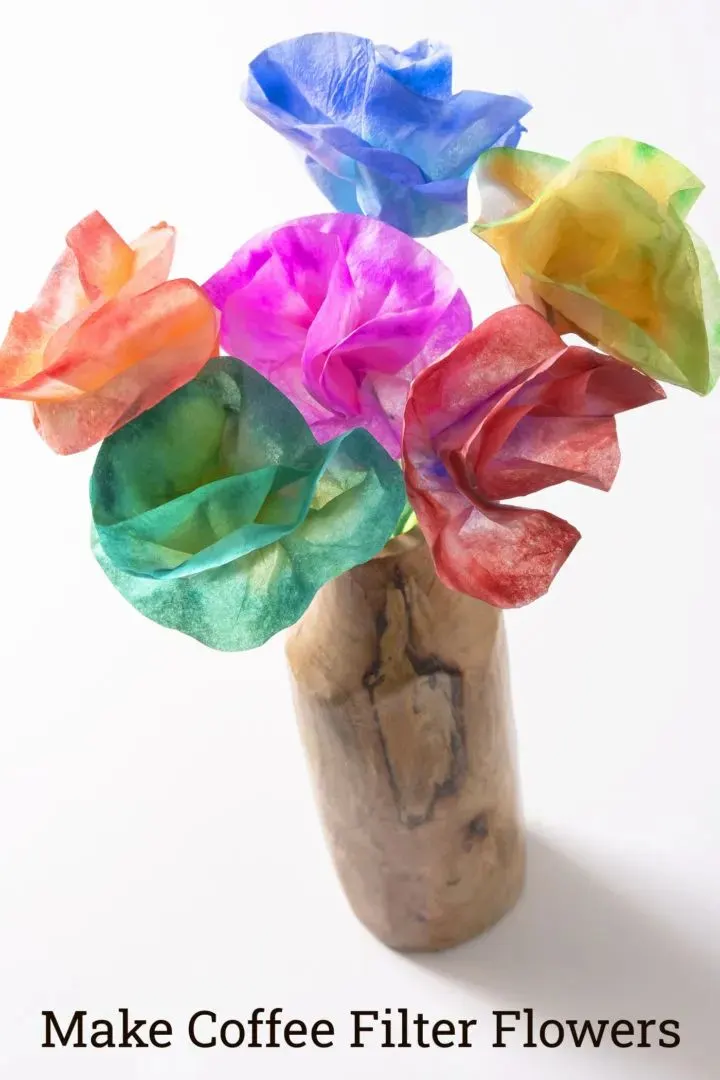 coffee filter flowers