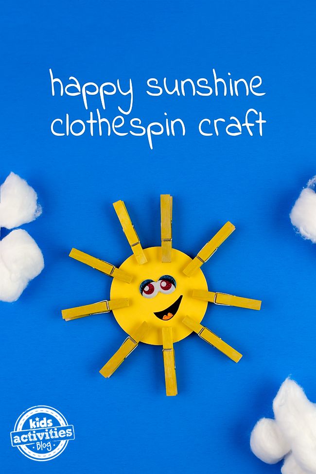 clothespin sunshine