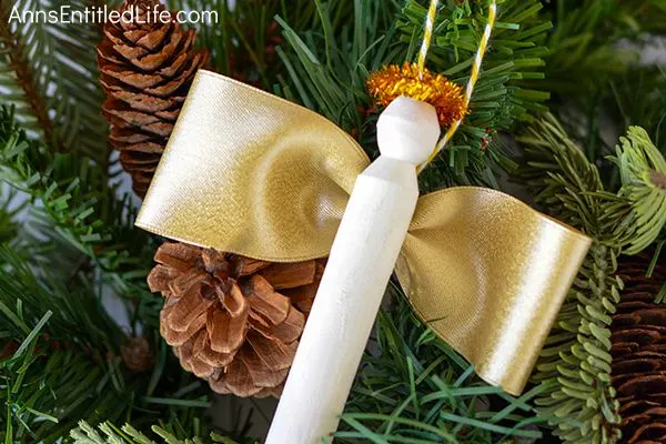 clothespin angel ornament