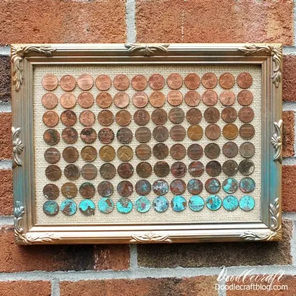 ombre penny art