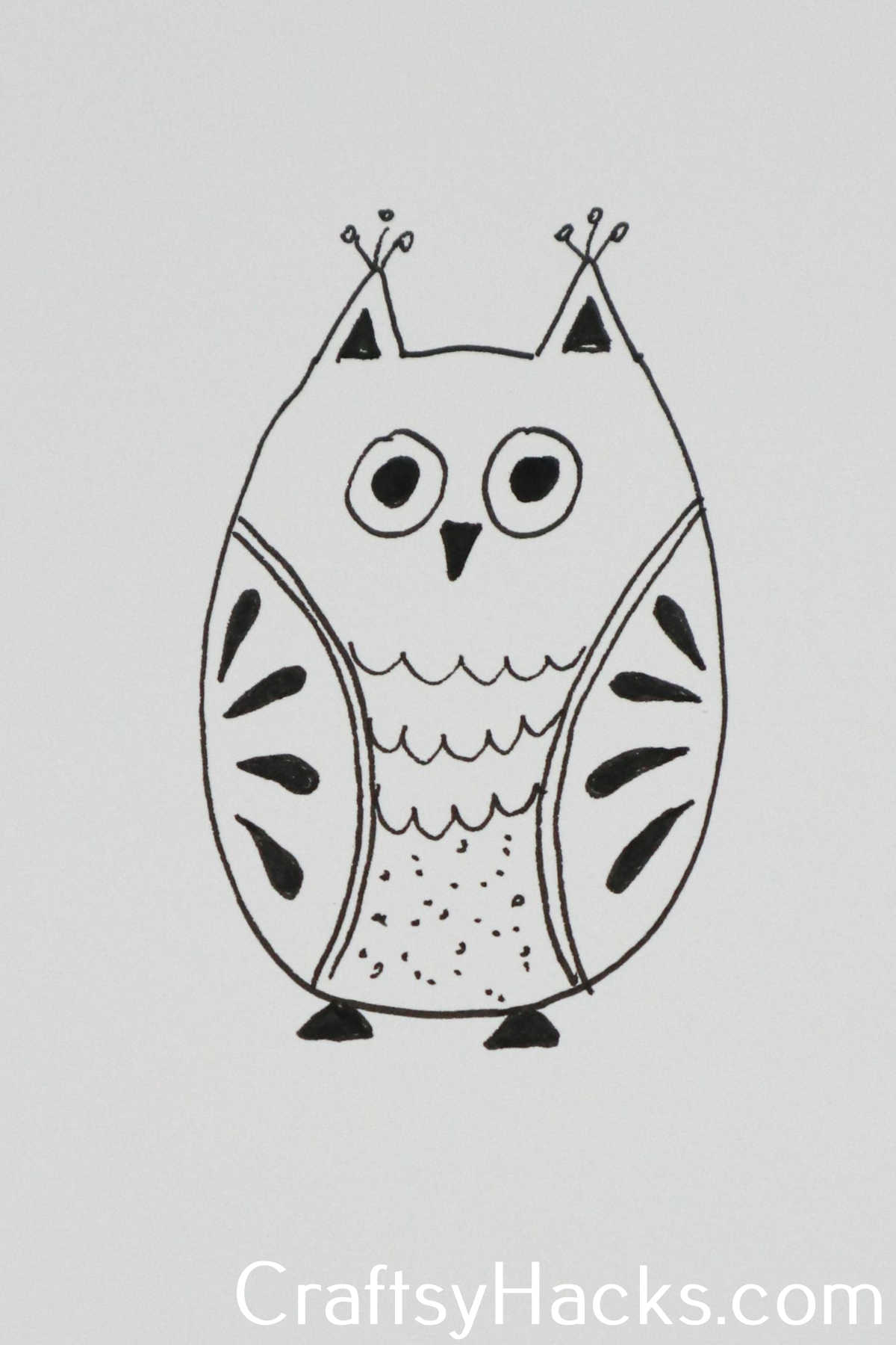 owl doodle