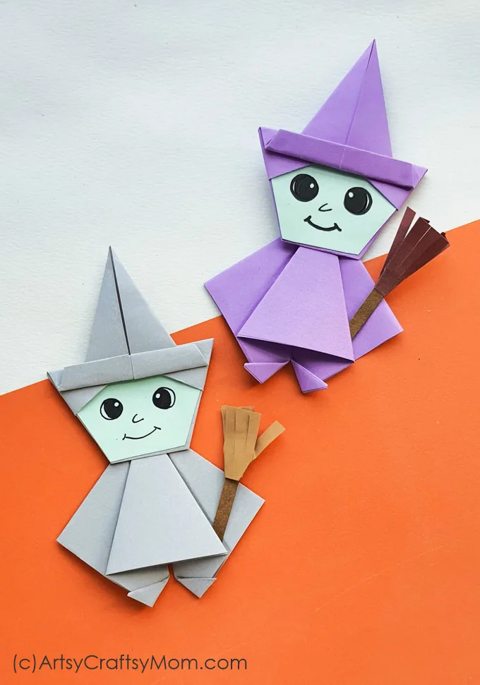 origami witch craft for kids