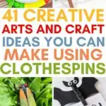 arts and crafts with clothespins